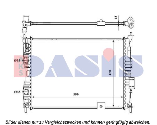AKS DASIS Radiators, Motora dzesēšanas sistēma 070129N